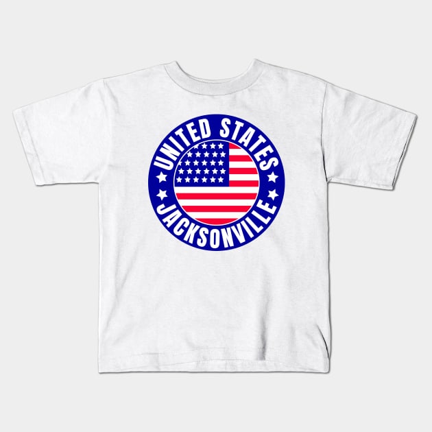 Jacksonville Kids T-Shirt by footballomatic